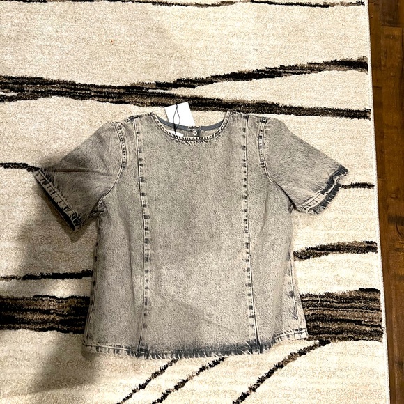 Brand new Zara Denim Top from 2023 Season Size Medium - Picture 1 of 2